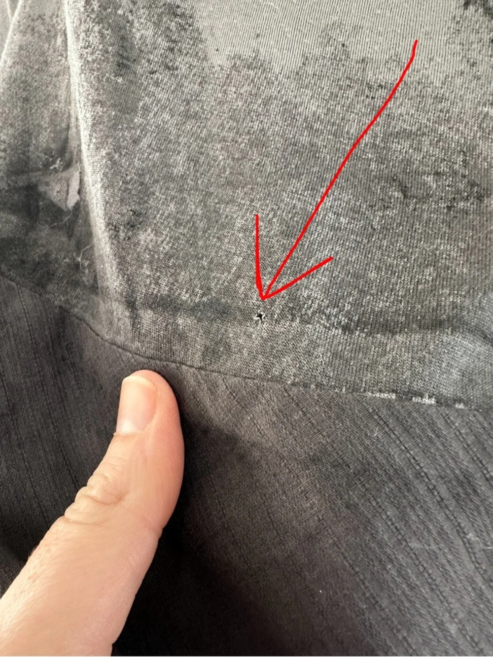 Salvage Y2K Grunge Gray Snap Button Rocker Punk Rivet Thrashed Thin Top XS - Picture 13 of 16